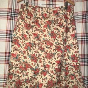 Ann Taylor LOFT Patterned Skirt